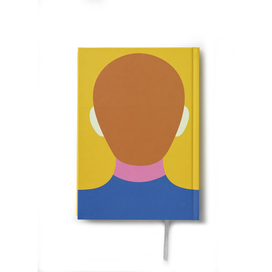 Olimpia Zagnoli Yellow Midsized Lined Notebook