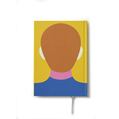 Olimpia Zagnoli Yellow Midsized Lined Notebook