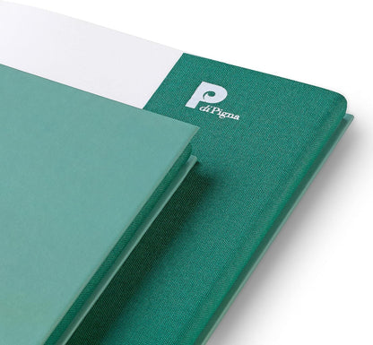 Olivetti Green Midsized Blank Notebook