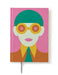 Olimpia Zagnoli Pink Midsized Lined Notebook