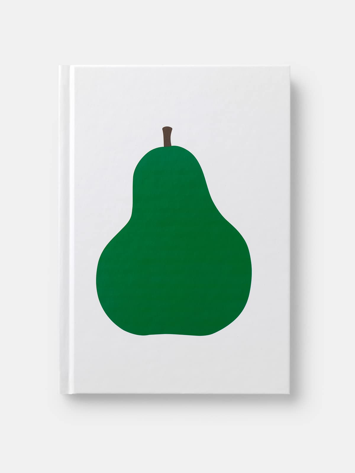 PdiPigna - Notebook white, unstriped A5 Hardcover ENZO MARI DANESE Two, La Pera