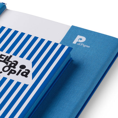 Bella Copia Blue Midsized Lined Notebook