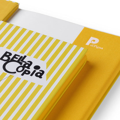 Bella Copia Yellow Midsized Blank Notebook