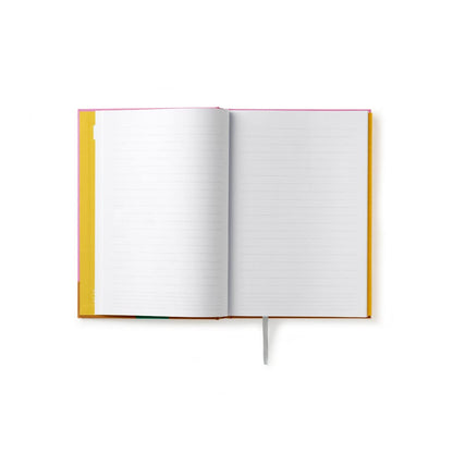 Olimpia Zagnoli Blue Midsized Blank Notebook