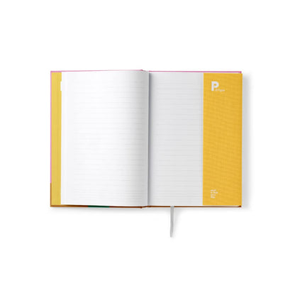 Olimpia Zagnoli Blue Midsized Blank Notebook