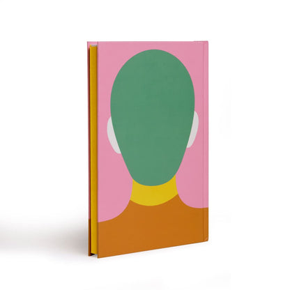 Olimpia Zagnoli Pink Midsized Blank Notebook