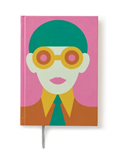 Olimpia Zagnoli Pink Midsized Blank Notebook