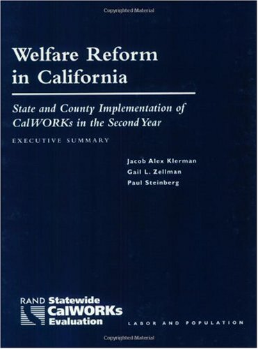 Welfare Reform in California