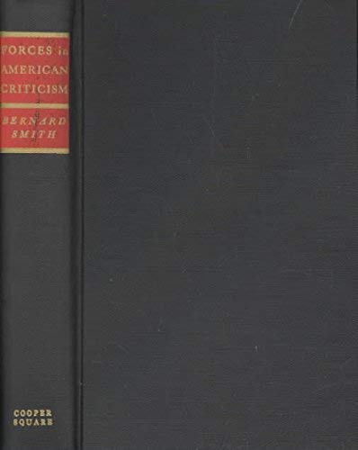 Forces in American Criticism