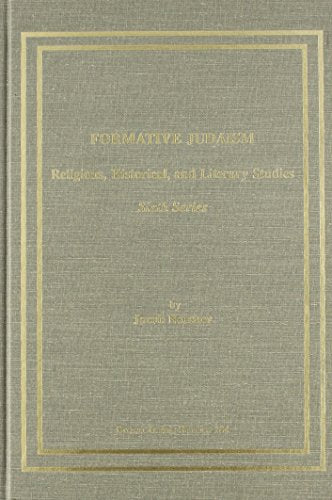 Formative Judaism, Sixth Series