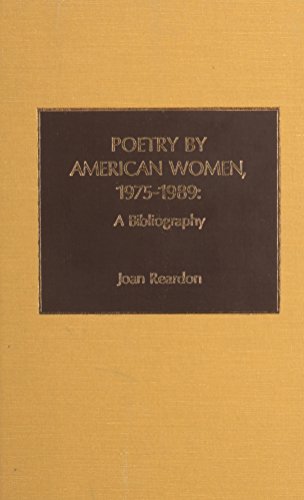 Poetry by American Women 1975-1989