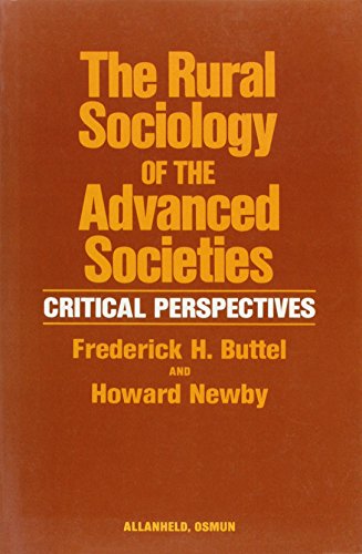 Rural Sociology of the Advanced Societies
