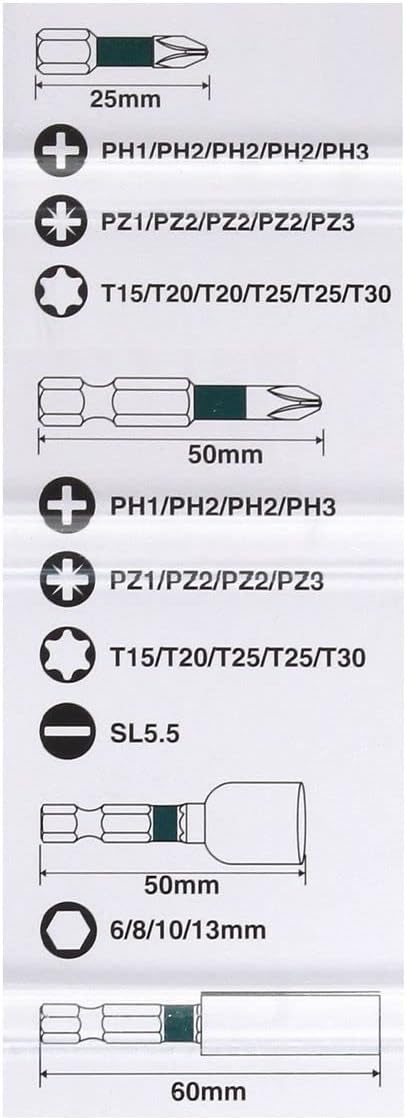 Makita B-66880 35 Piece Impact Black Set