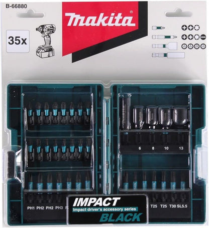 Makita B-66880 35 Piece Impact Black Set