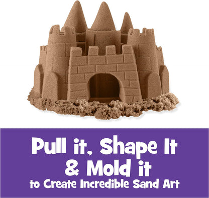 Kinetic Sand The Original Mouldable Sensory Play Sand, Brown, 906 g