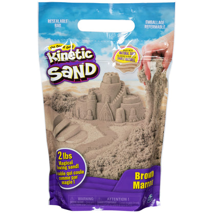 Kinetic Sand The Original Mouldable Sensory Play Sand, Brown, 906 g