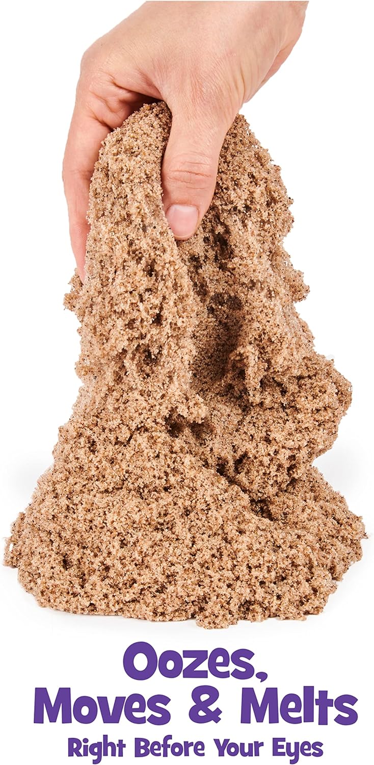 Kinetic Sand The Original Mouldable Sensory Play Sand, Brown, 906 g