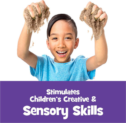 Kinetic Sand The Original Mouldable Sensory Play Sand, Brown, 906 g
