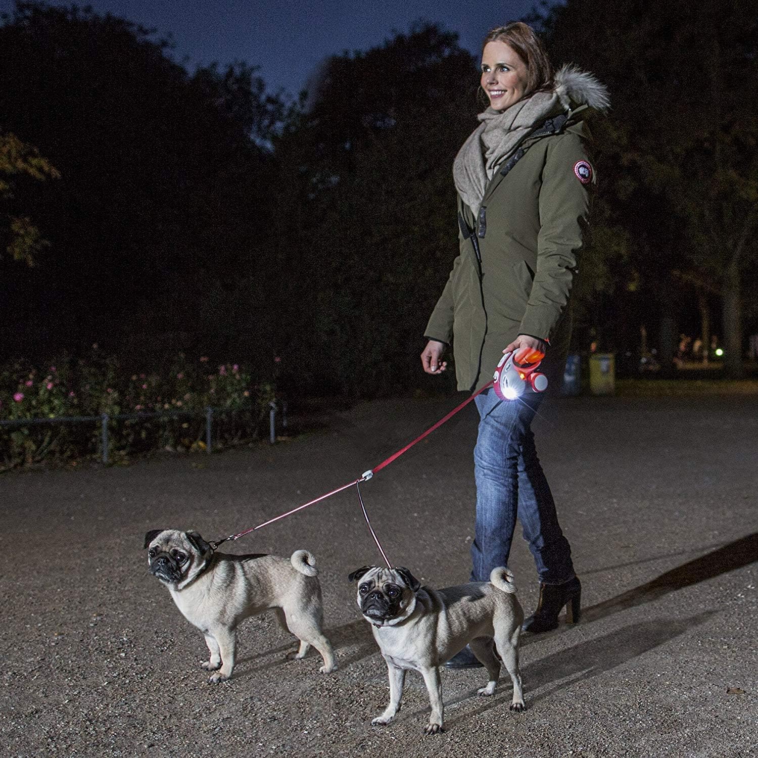 TRIXIE Sistema de Iluminación LED flexi para Perros