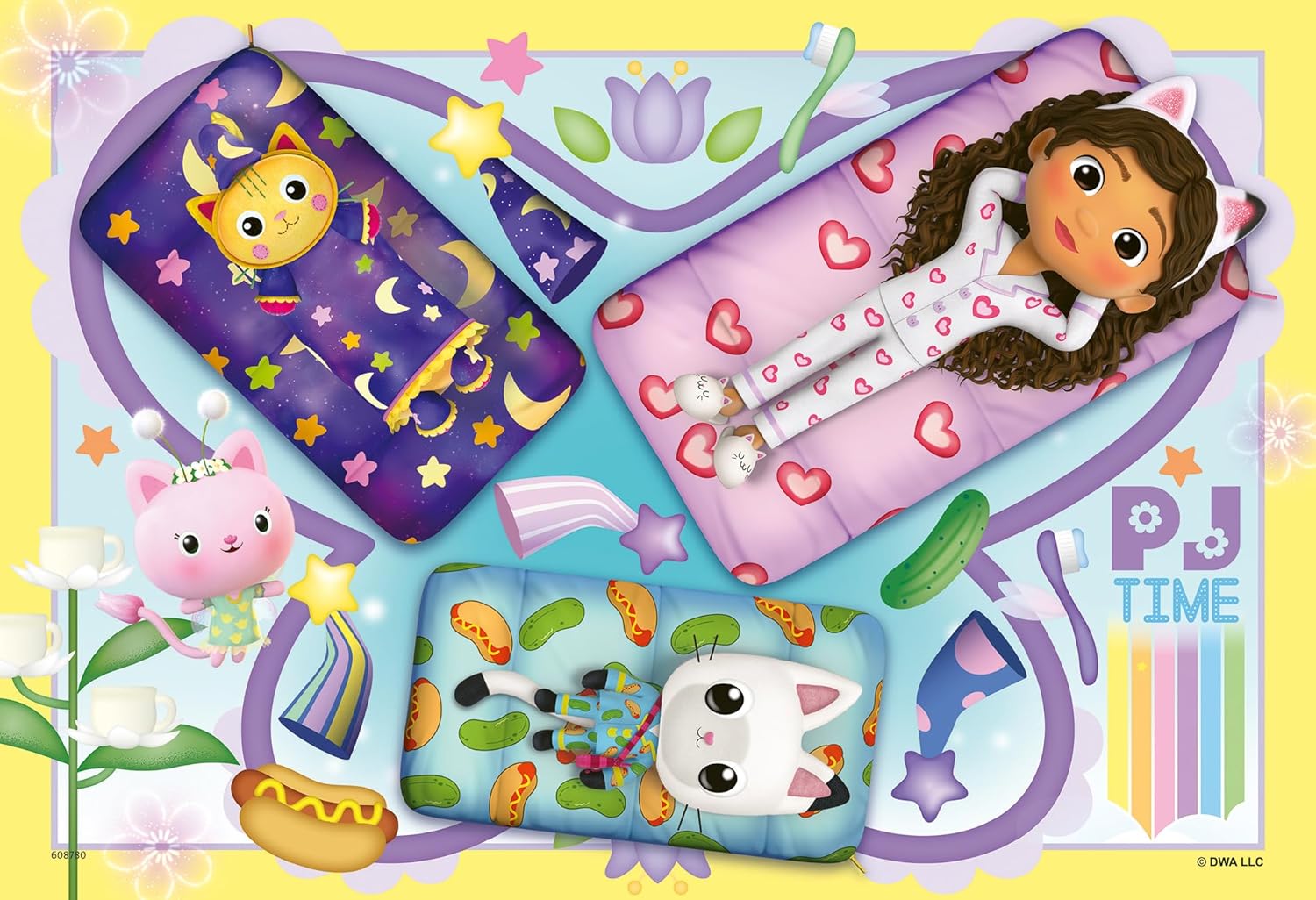 Ravensburger Gabby's Dollhouse Jigsaw Puzzles for Kids Age 3 Years Up - Toddler Toys - 2x 12 Pieces