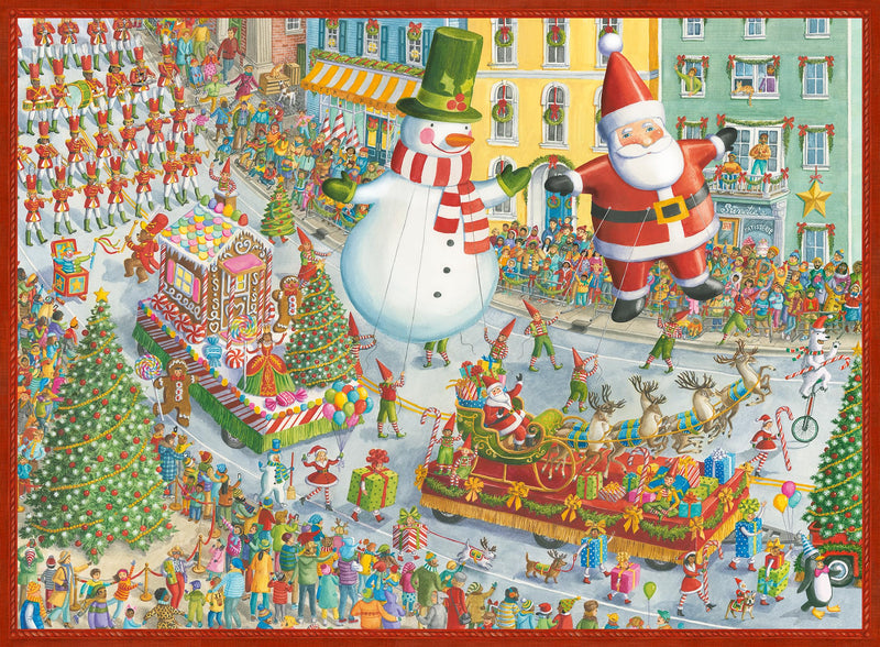 Ravensburger Here Comes Christmas! 500 Piece Puzzle for Adults - 17460 - Every Piece is Unique, Softclick Technology Means Pieces Fit Together Perfectly