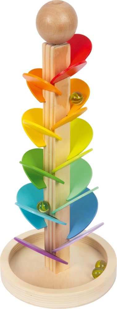 Small Foot Sound Run Rainbow Motor Skills Game for Children Including 4 Marbles from 3 Years Toys, 1187