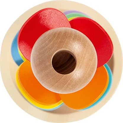 Small Foot Sound Run Rainbow Motor Skills Game for Children Including 4 Marbles from 3 Years Toys, 1187