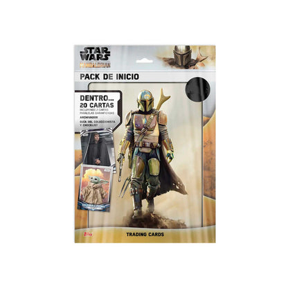 Topps Star Wars Mandalorian Trading Cards - Topps Starter Pack - Includes 20 Star Wars Cards including 2 premium parallel cards! Topps Starter Kit