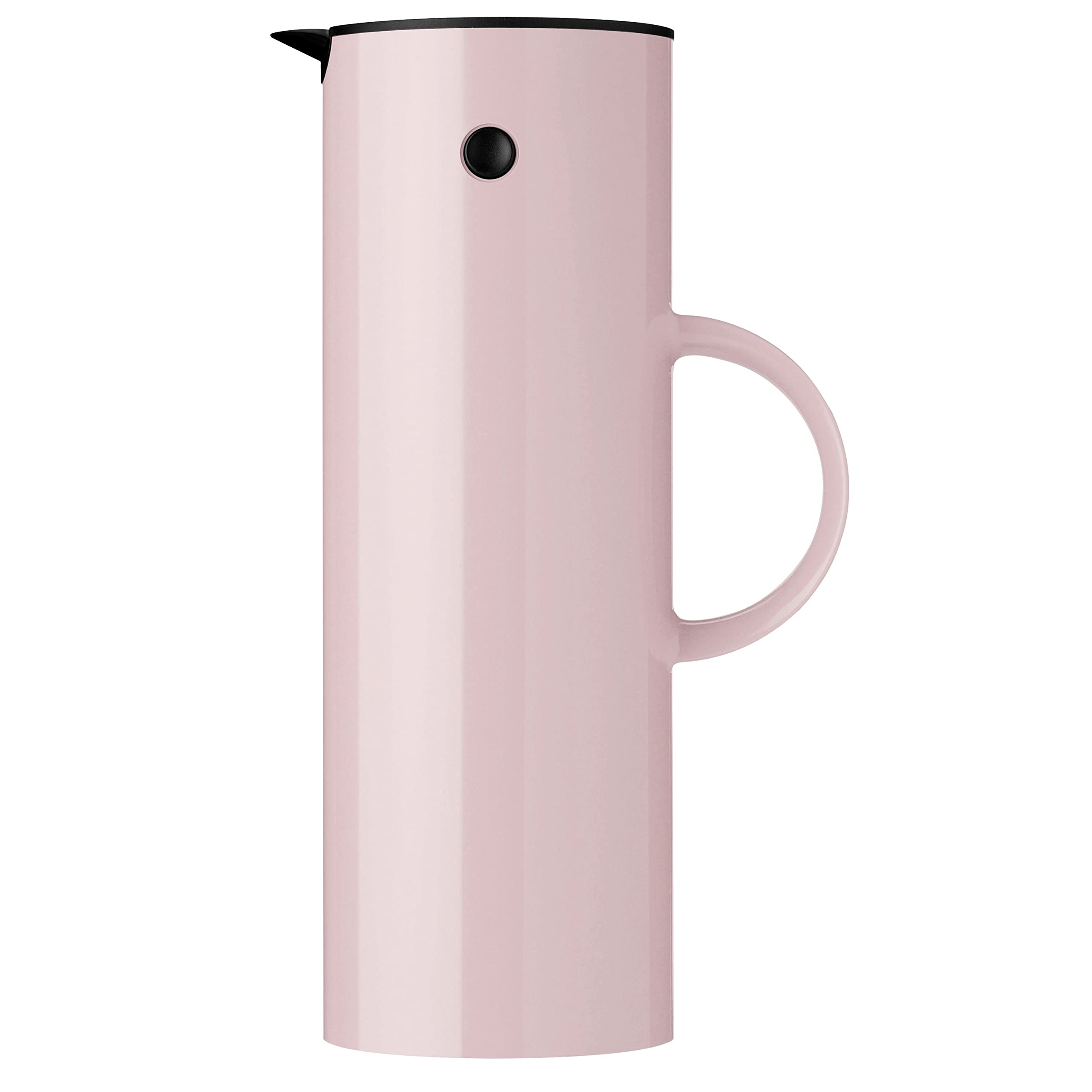 Stelton EM77 Vacuum Jug - Double-Wall Insulated Pitcher for Hot or Cold Drinks - Tea & Coffee Server Pot with Glass Insert, Magnetized Rocker Stopper, Screw Cap, Nostalgic Design (Lavender, 1.5 Litres)