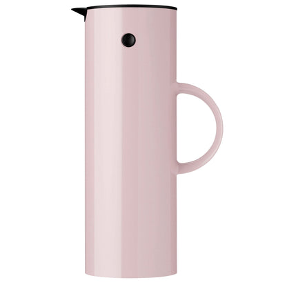 Stelton EM77 Vacuum Jug - Double-Wall Insulated Pitcher for Hot or Cold Drinks - Tea & Coffee Server Pot with Glass Insert, Magnetized Rocker Stopper, Screw Cap, Nostalgic Design (Lavender, 1.5 Litres)