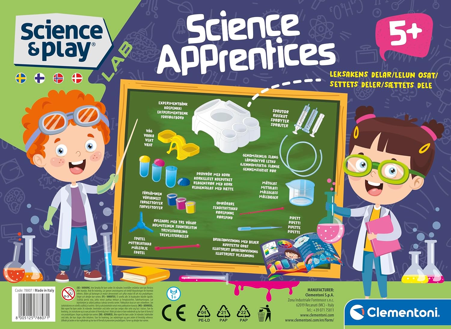 Clementoni - 78807 - Science & Play Lab - Science Apprentices, 5-10 jaar