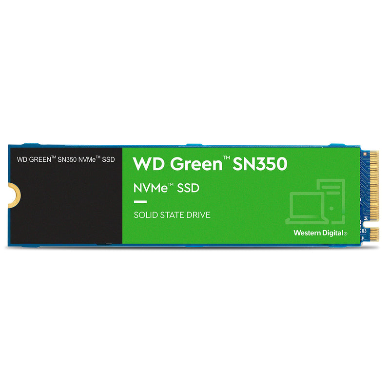 Western Digital WD Green SN350 500GB M.2 NVMe SSD, with 2400MB/s Read Speed and Up to 1500MB/s Write Speed