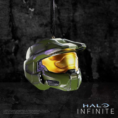 Nemesis Now Halo Master Chief Helmet Hanging Ornament 7.5cm, Resin, Officially Licensed Halo Merchandise, Master Chief Helmet Hanging Ornament, Cast in the Finest Resin, Hand-Painted