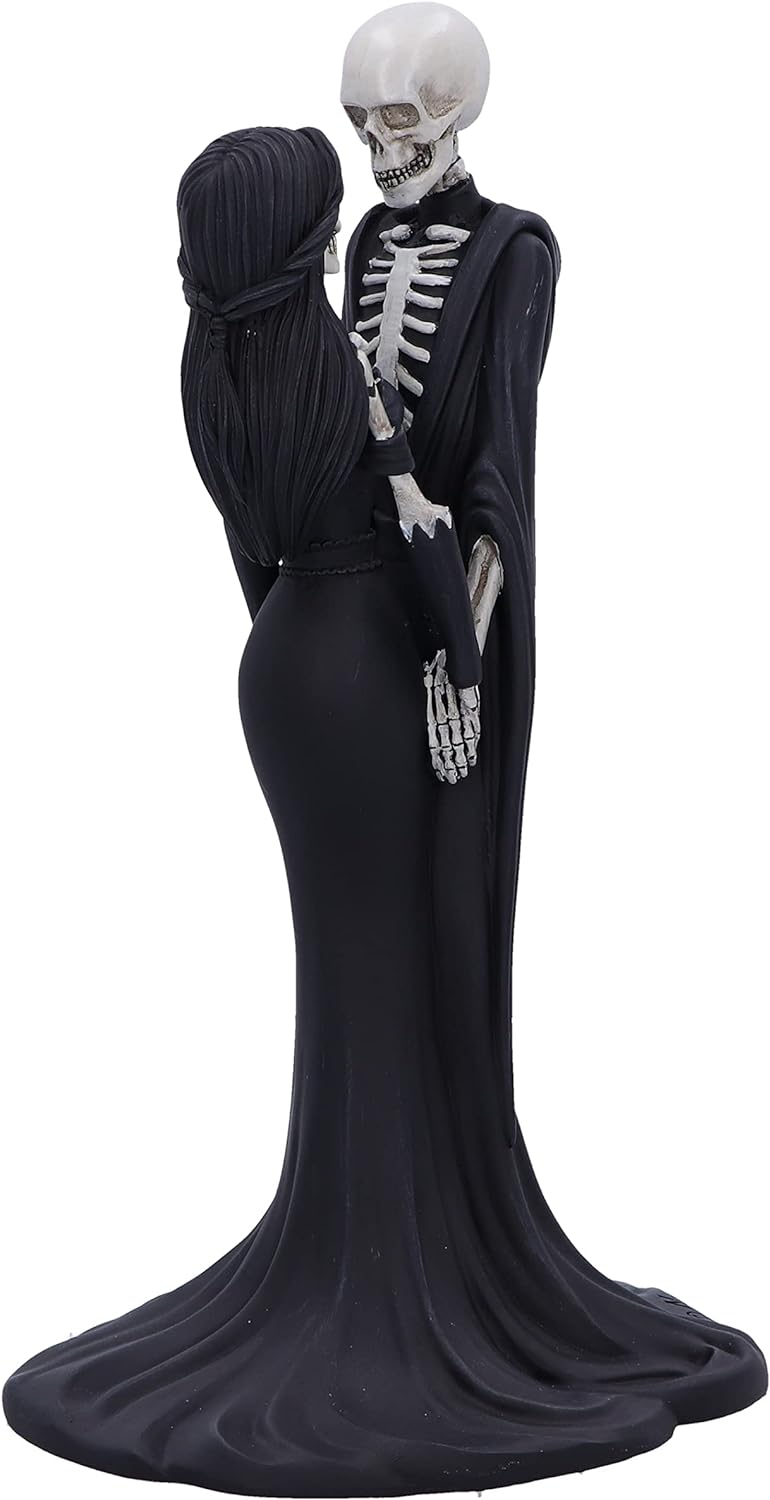 Nemesis Now Eternal Vow 24cm, Resin, Gothic Wedding Giftware, Skeleton Vow Figurine, Cast in the Finest Resin, Hand-Painted, Black and White