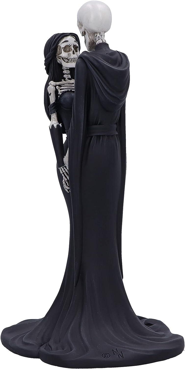 Nemesis Now Eternal Vow 24cm, Resin, Gothic Wedding Giftware, Skeleton Vow Figurine, Cast in the Finest Resin, Hand-Painted, Black and White