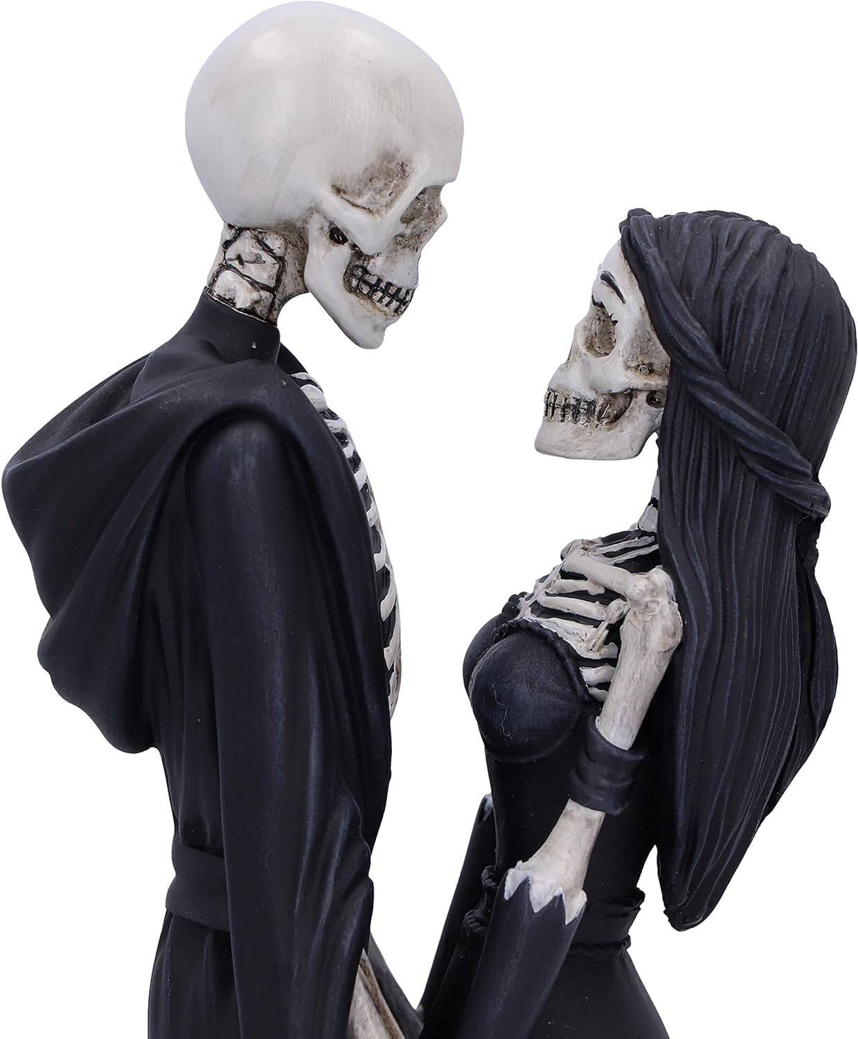 Nemesis Now Eternal Vow 24cm, Resin, Gothic Wedding Giftware, Skeleton Vow Figurine, Cast in the Finest Resin, Hand-Painted, Black and White