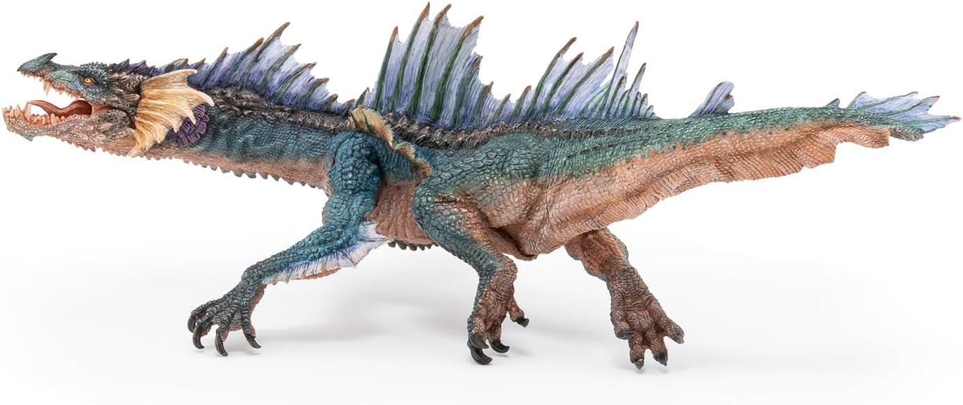 Papo -36037 - Sea Dragon - Medieval - Fantastic - Collectible Figurine - Hand-Painted Figurine - For Children - Girls and Boys - Ages 3 and Up