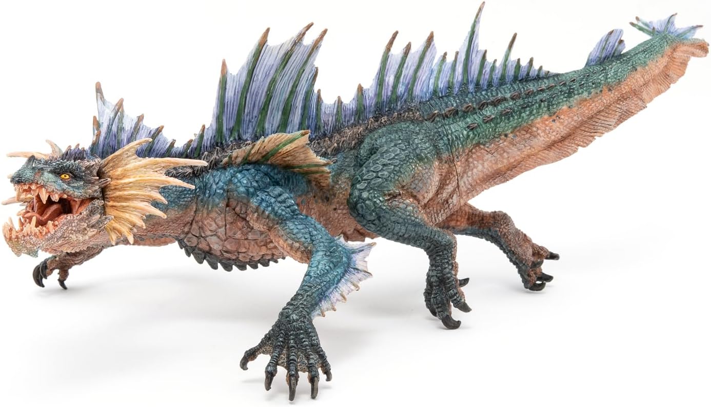 Papo -36037 - Sea Dragon - Medieval - Fantastic - Collectible Figurine - Hand-Painted Figurine - For Children - Girls and Boys - Ages 3 and Up