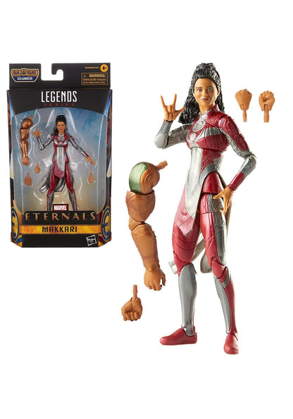 Universo Marvel THE ETERNALS- Build-A-Figure Makkari Eternals Legends 2, Multicolor, único (Hasbro E95265X0