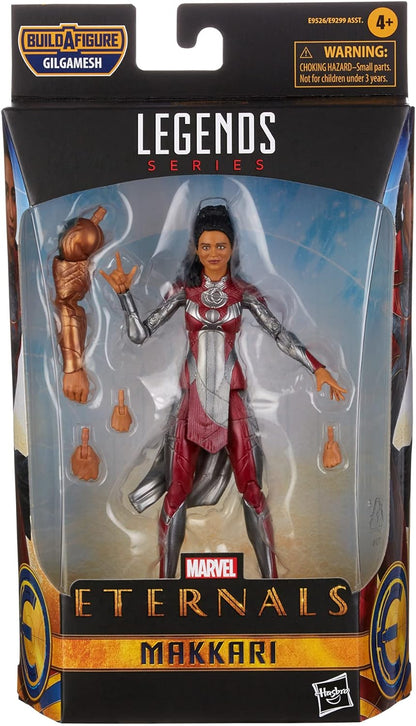 Universo Marvel THE ETERNALS- Build-A-Figure Makkari Eternals Legends 2, Multicolor, único (Hasbro E95265X0