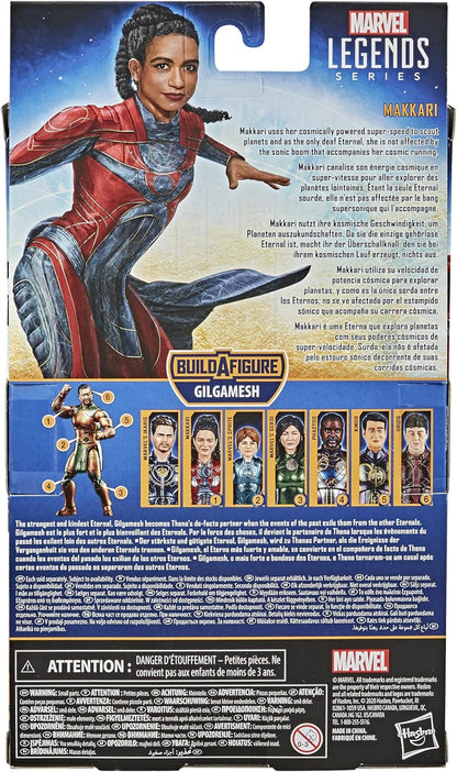 Universo Marvel THE ETERNALS- Build-A-Figure Makkari Eternals Legends 2, Multicolor, único (Hasbro E95265X0