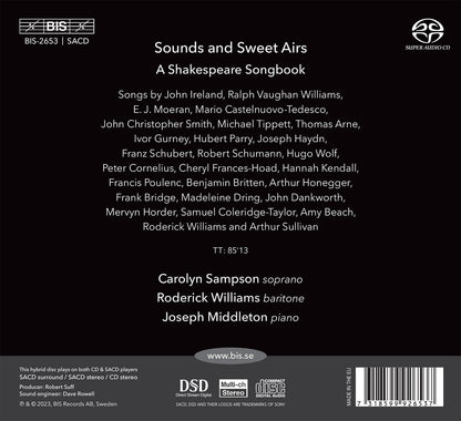 Sounds and Sweet Airs: A Shakespeare Songbook