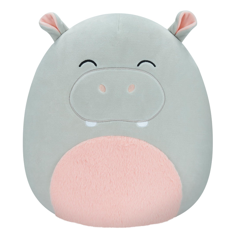 Squishmallows SQCR04133 - Harrison das Nilpferd 30 cm, offizielles Kelly Toys Plüsch, superweiches Kuscheltier