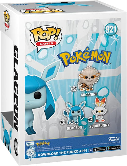 Funko POP! Games: Pokemon - Glaceon - Figuras Miniaturas Coleccionables Para Exhibición - Idea De Regalo - Mercancía Oficial - Juguetes Para Niños Y Adultos - Fans De Video Games 10.5 cm