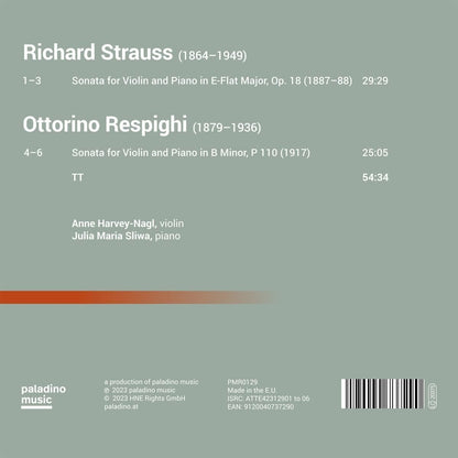 Strauss & Respighi: Sonatas for Violin and Piano