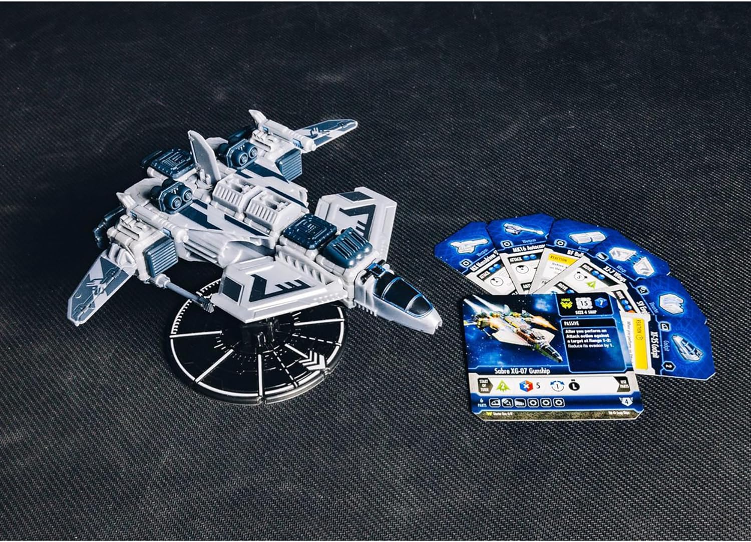 Snap Ships: Tactics Starter Box - The Strategic Miniatures Battle Game You Play with Modular Fully Customizable Ship Models, Ages 14+, 1-2 Players, Grey