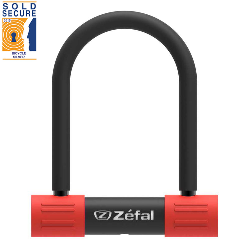 Zéfal K-Traz U13 Heavy Duty U-Shaped Bike Lock - Heavy Duty Steel Headband - Optional 120cm Cable - Padlock for Bicycle, Electric Bike, Mountain Bike, Scooter, Motorcycle