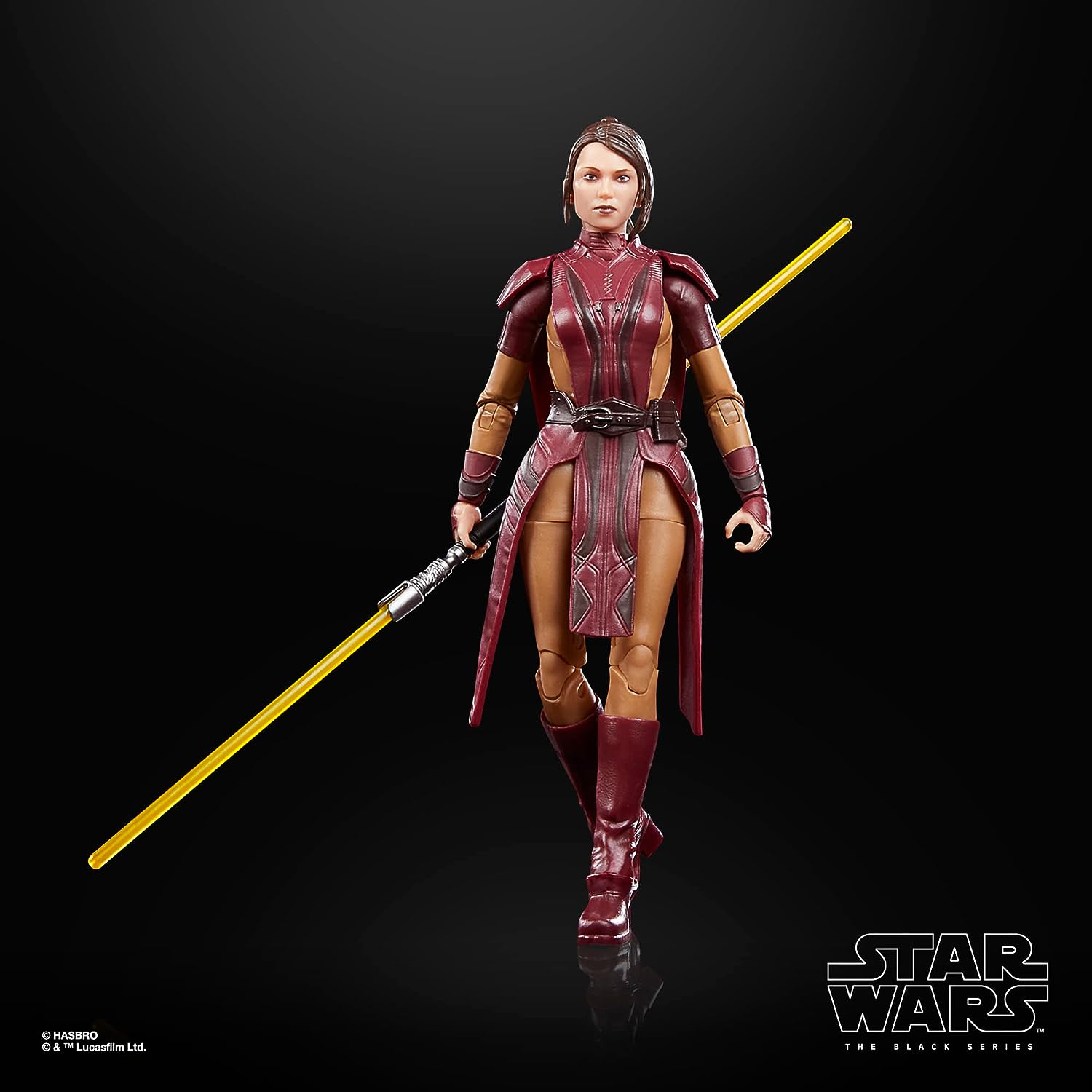 Star Wars Hasbro The Black Series Bastila Shan, Knights of the Old Republic Action Figures, Multicolor, Small, 15 cm