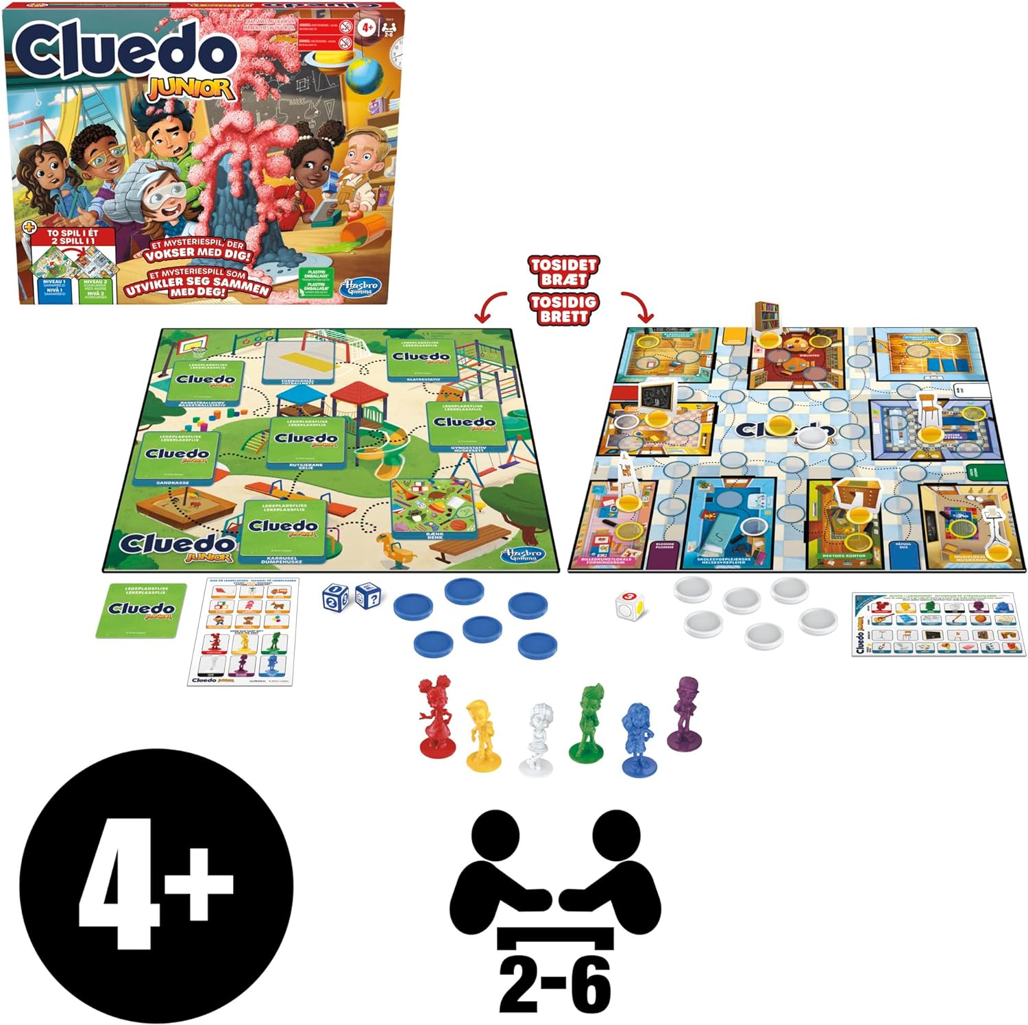 Hasbro Gaming - Clue Junior 2 in 1 Games (F6419189