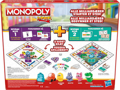 Hasbro Gaming - Monopoly Junior 2 games in 1 (F8562189) (DK/NO)